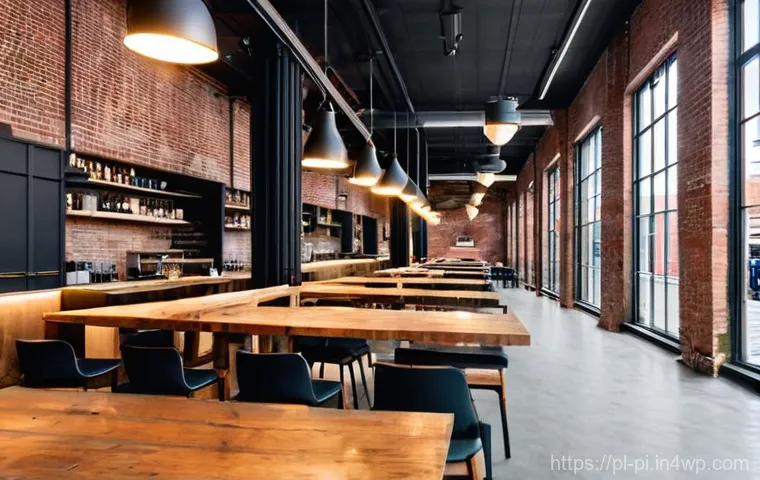 해양 도시의 특정 지역 개발 사례 - **Prompt:** "A vibrant, panoramic view of the revitalized Stocznia Gdańska (Gdańsk Shipyard) area du...